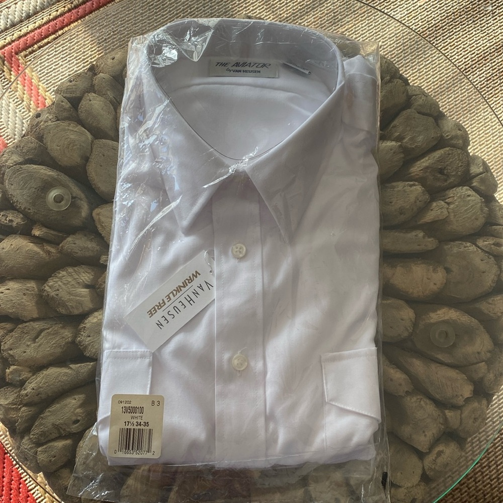 Men’s white long sleeved shirt